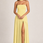 Elegant Strapless Backless Dress