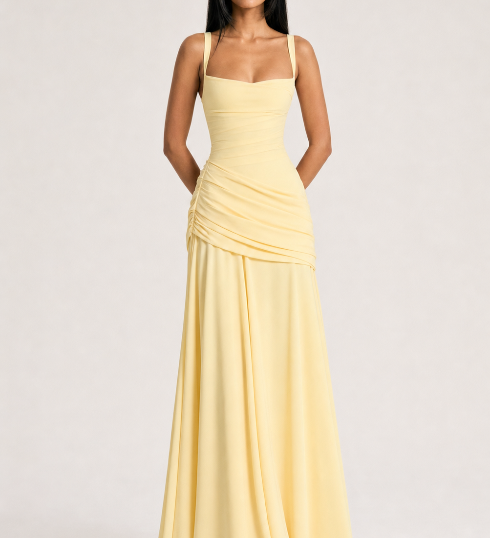Elegant Chiffon Bodycon Dress