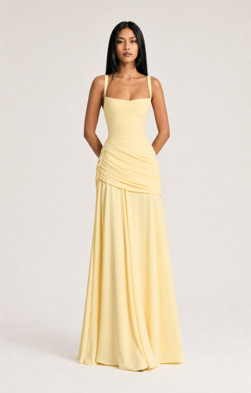 Elegant Chiffon Bodycon Dress