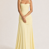 Soleil — Square-Neck Maxi Dress