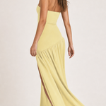 Elegant Strapless Backless Dress