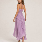 Éloïse — Ruffled Chiffon Maxi Dress