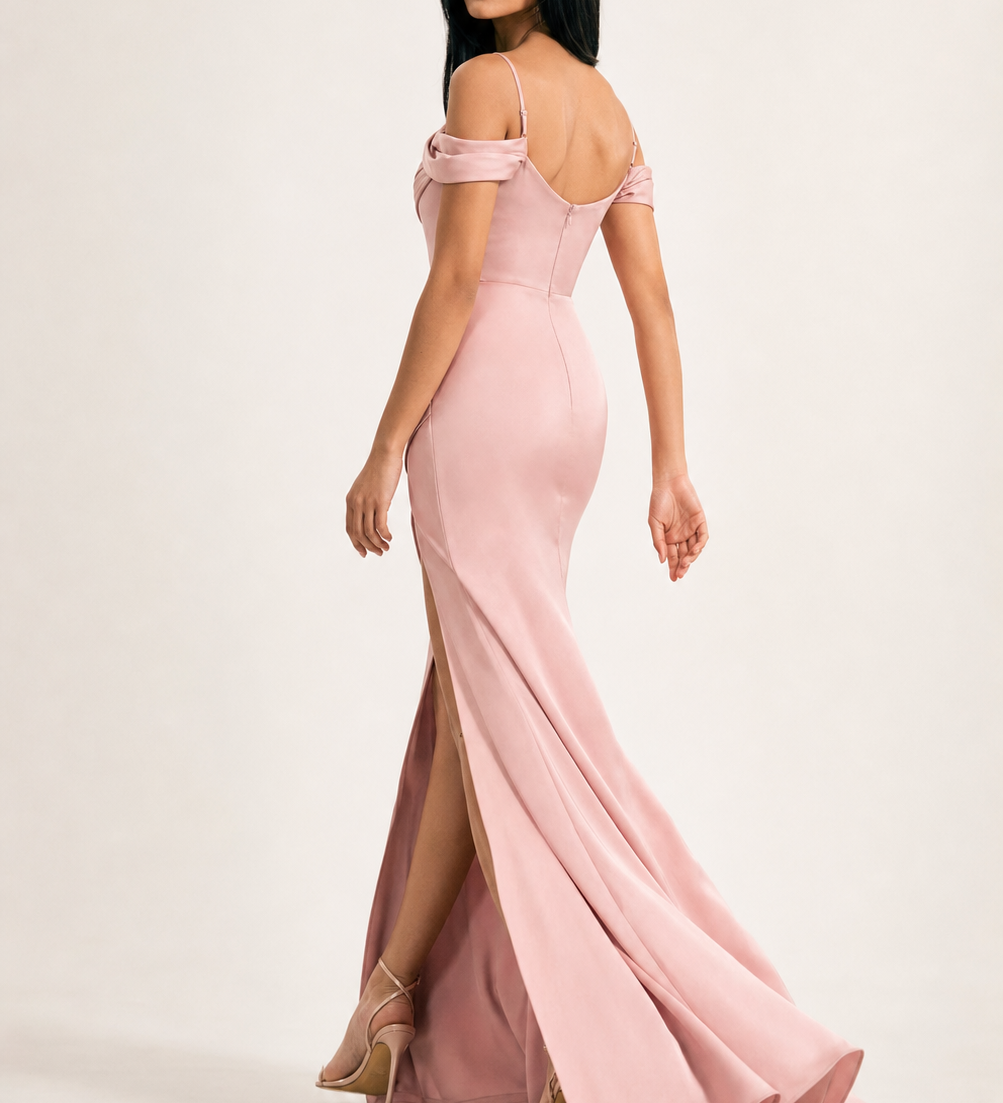 Mermaid Off-Shoulder Evening Dress