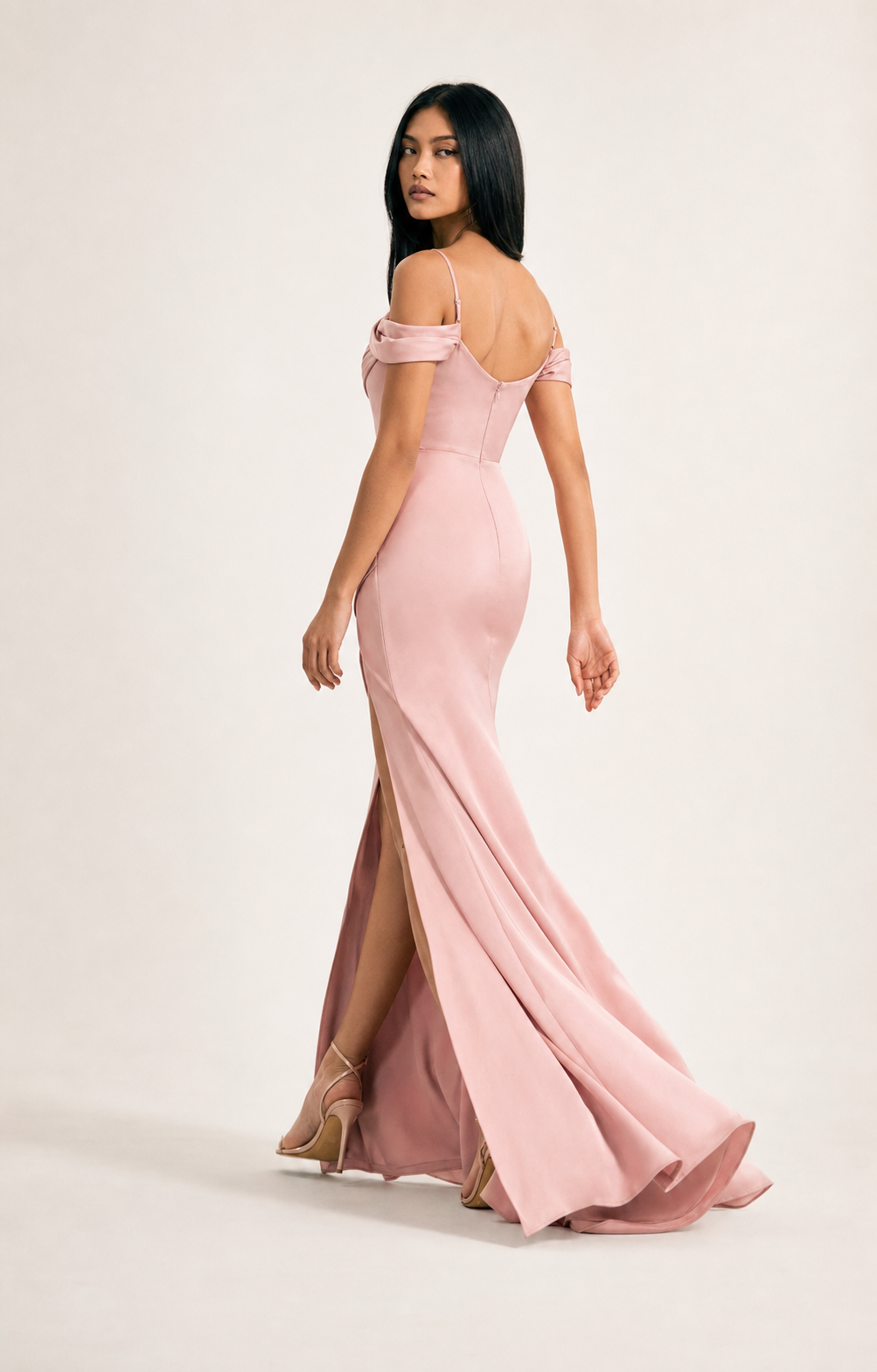 Mermaid Off-Shoulder Evening Dress
