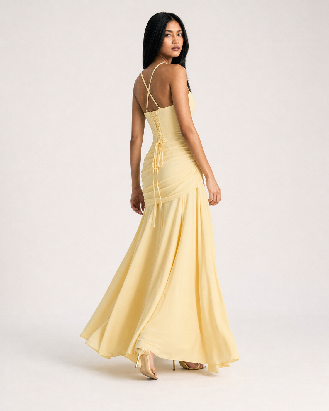 Elegant Chiffon Bodycon Dress
