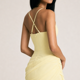 Soleil — Square-Neck Maxi Dress