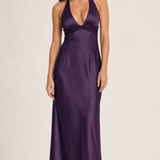 Slim Fit Deep V-Neck Dress