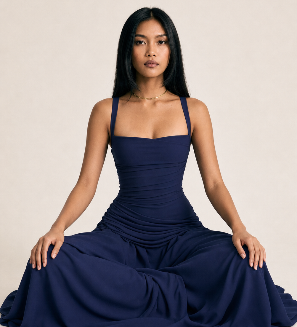 Elegant Chiffon Bodycon Dress