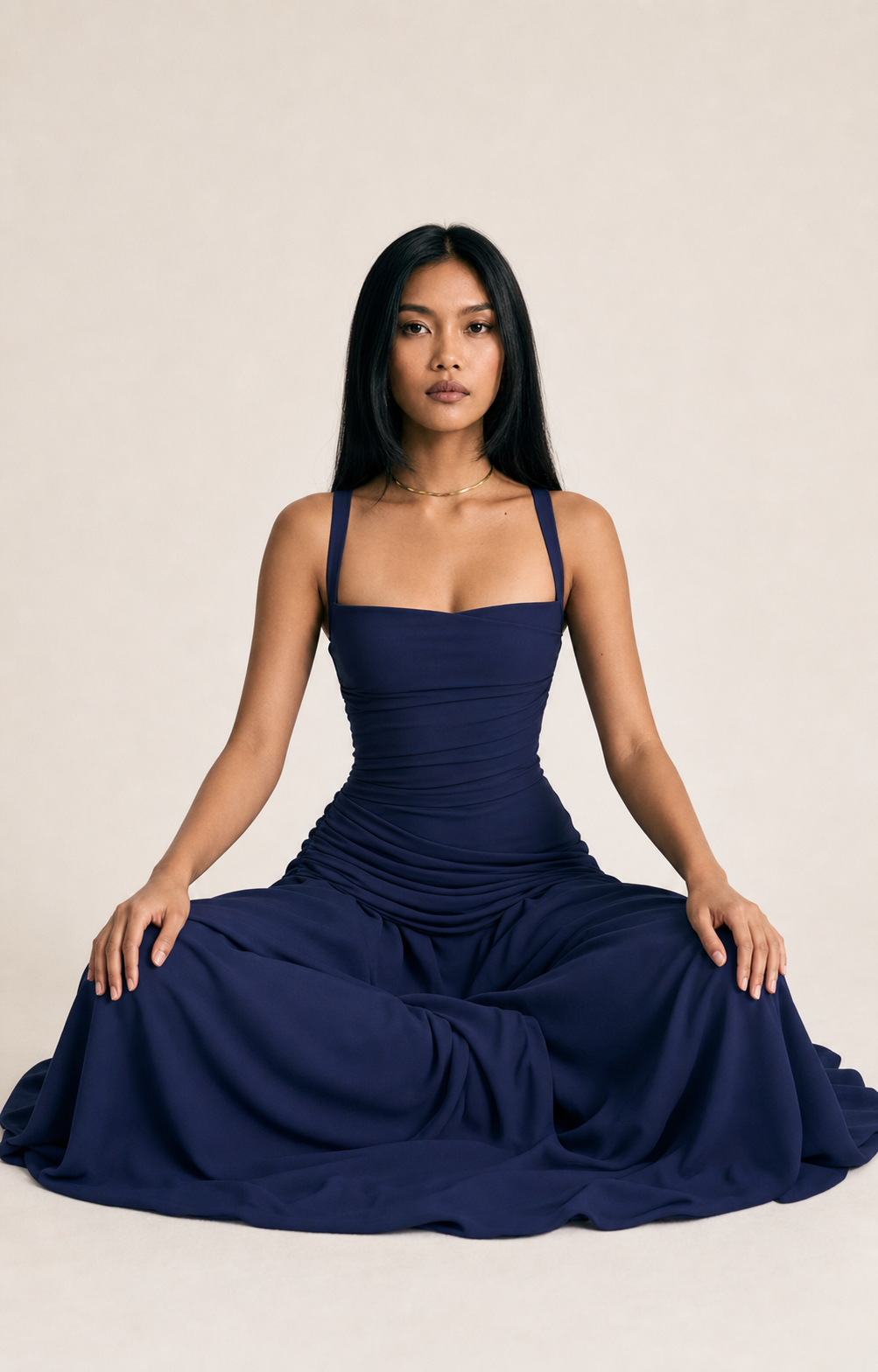 Elegant Chiffon Bodycon Dress