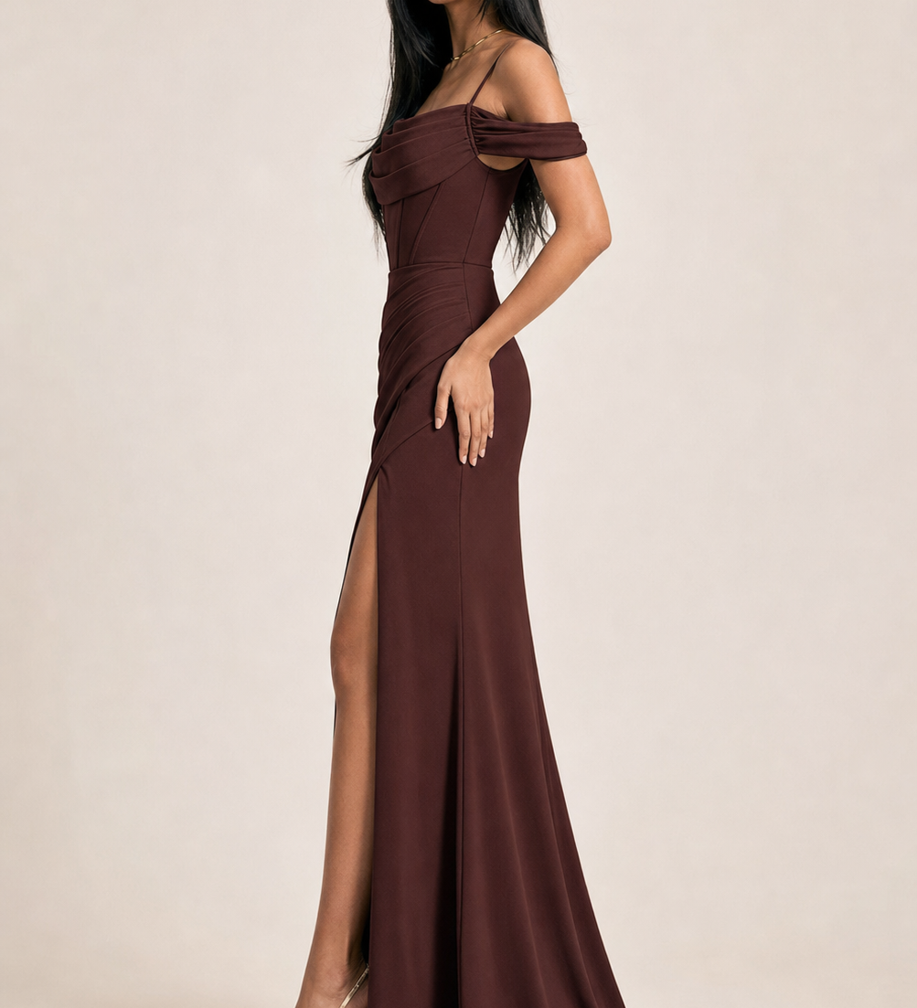 Mermaid Off-Shoulder Evening Dress