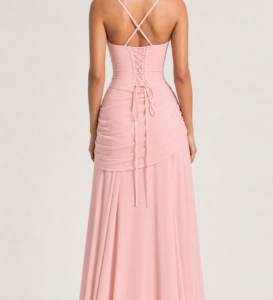 Elegant Chiffon Bodycon Dress