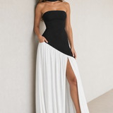 Elegant Strapless Backless Dress