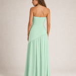 Elegant Strapless Backless Dress