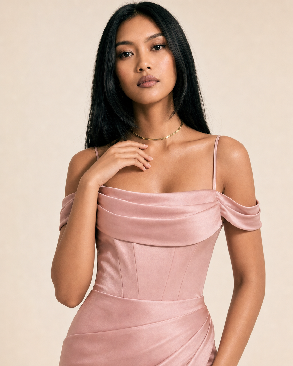 Mermaid Off-Shoulder Evening Dress