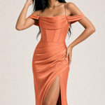 Mermaid Off-Shoulder Evening Dress