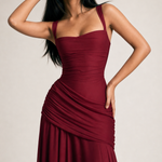 Soleil — Square-Neck Maxi Dress