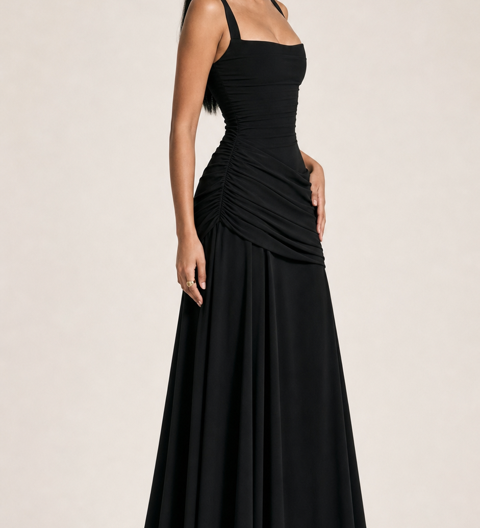 Elegant Chiffon Bodycon Dress