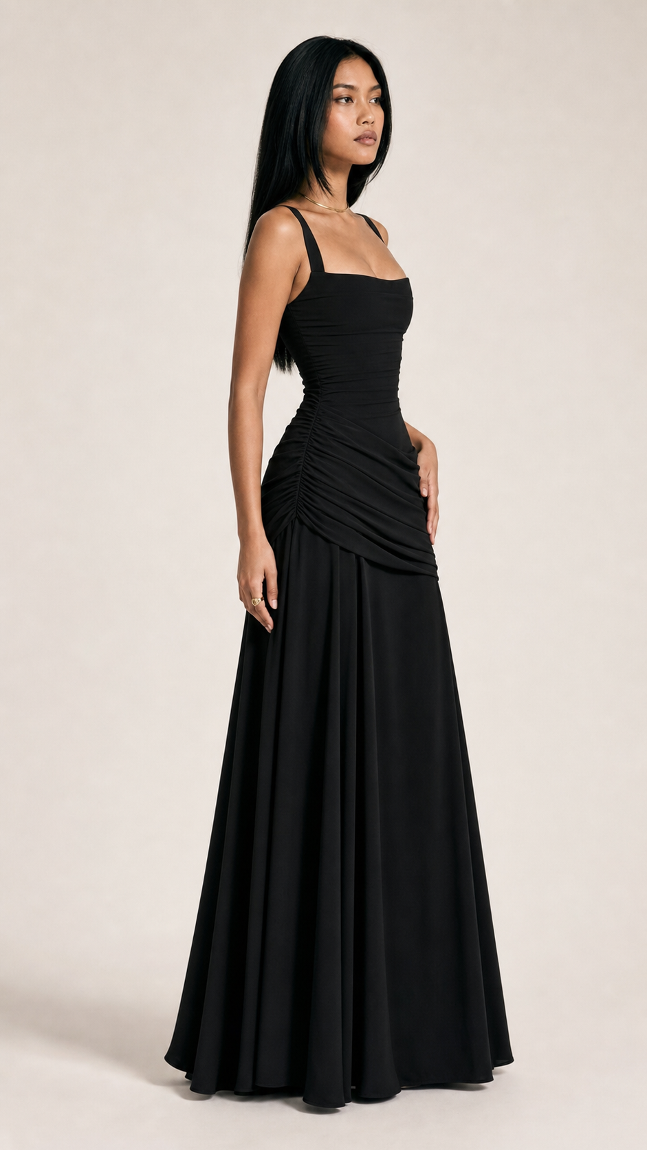 Elegant Chiffon Bodycon Dress