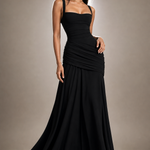 Soleil — Square-Neck Maxi Dress