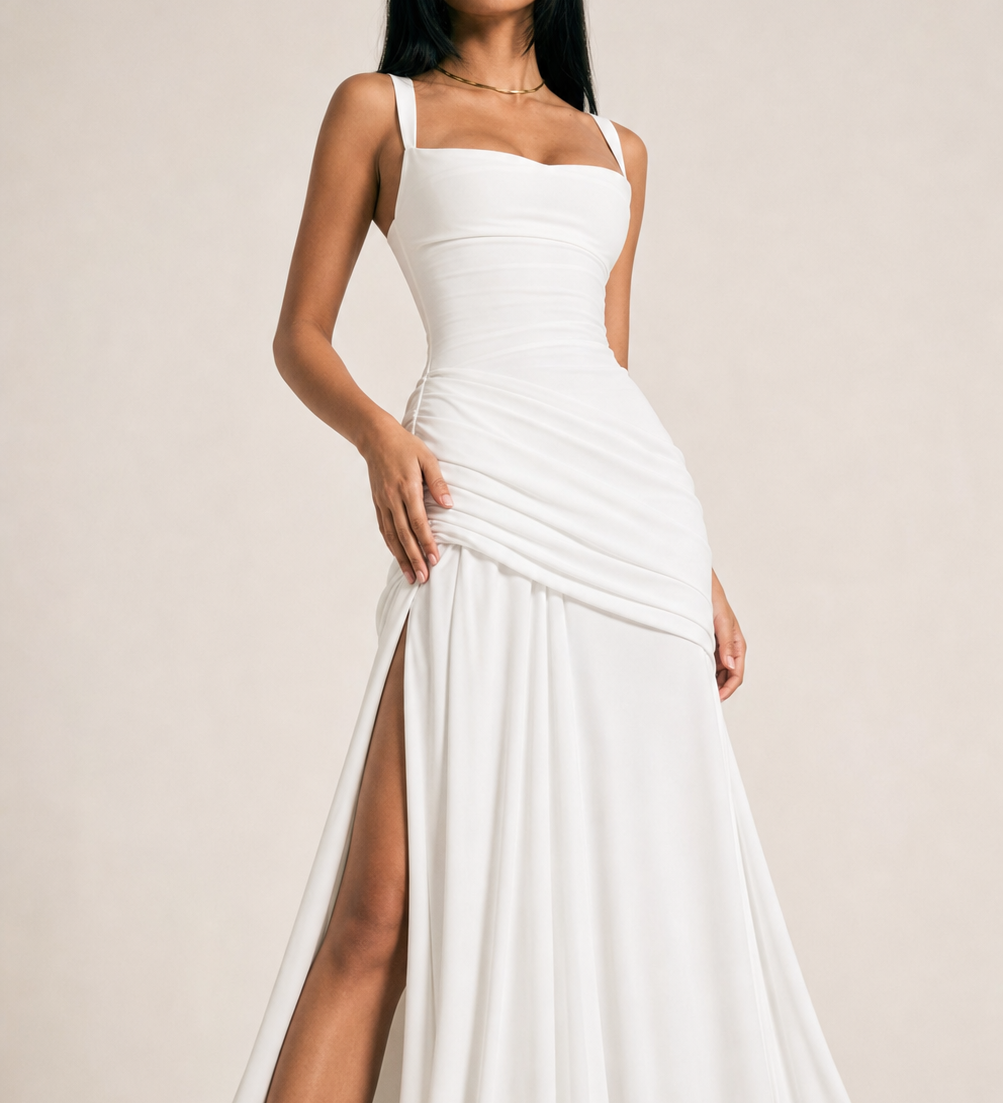 Elegant Chiffon Bodycon Dress