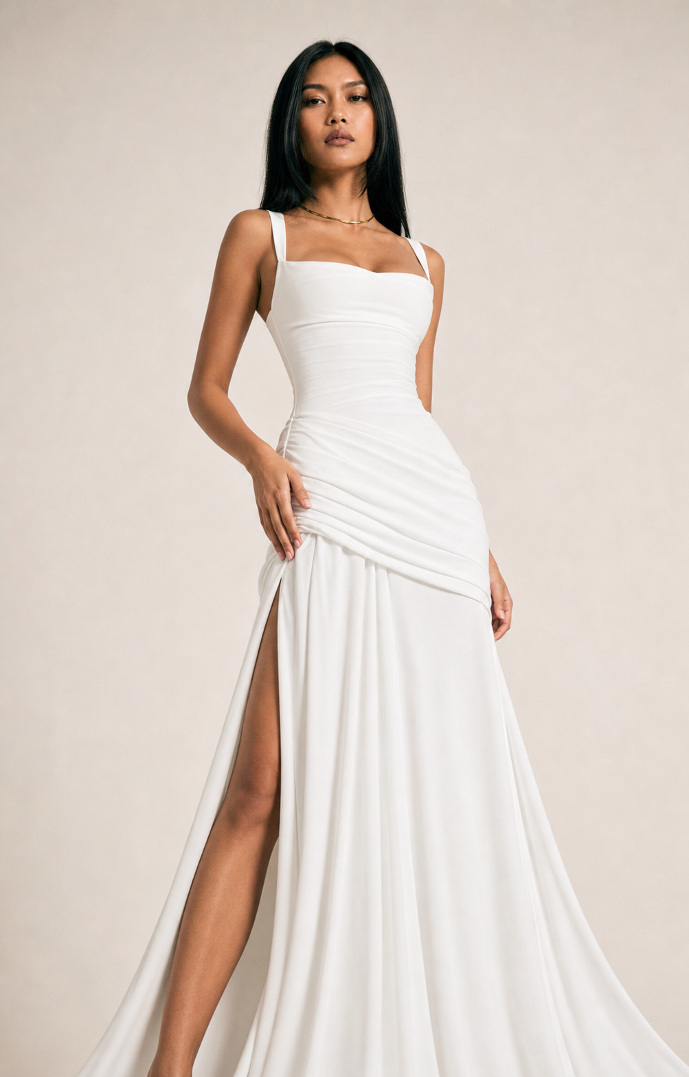 Elegant Chiffon Bodycon Dress