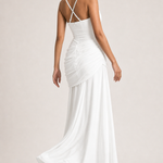 Soleil — Square-Neck Maxi Dress