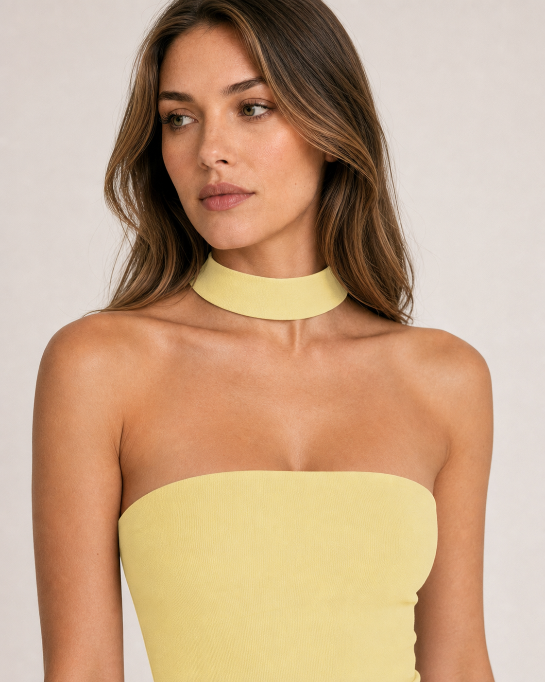 Elegant Strapless Backless Dress