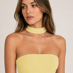 Elegant Strapless Backless Dress
