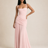 Soleil — Square-Neck Maxi Dress