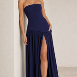 Elegant Strapless Backless Dress