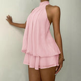 Versatile solid-color dress