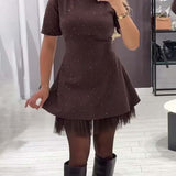 Lucie — Elegantní mini šaty s áčkovým střihem