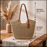 Camelia — Háčkovaná shopper kabelka