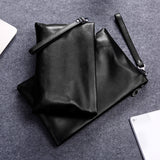 Genuine Leather Men's Envelope Clutch Bag