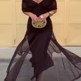 Klára — Elegantní šaty s výstřihem do V