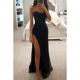 Elegant Off-Shoulder Long Evening Dress