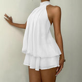 Versatile solid-color dress