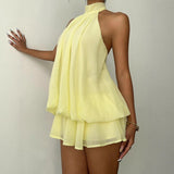 Versatile solid-color dress