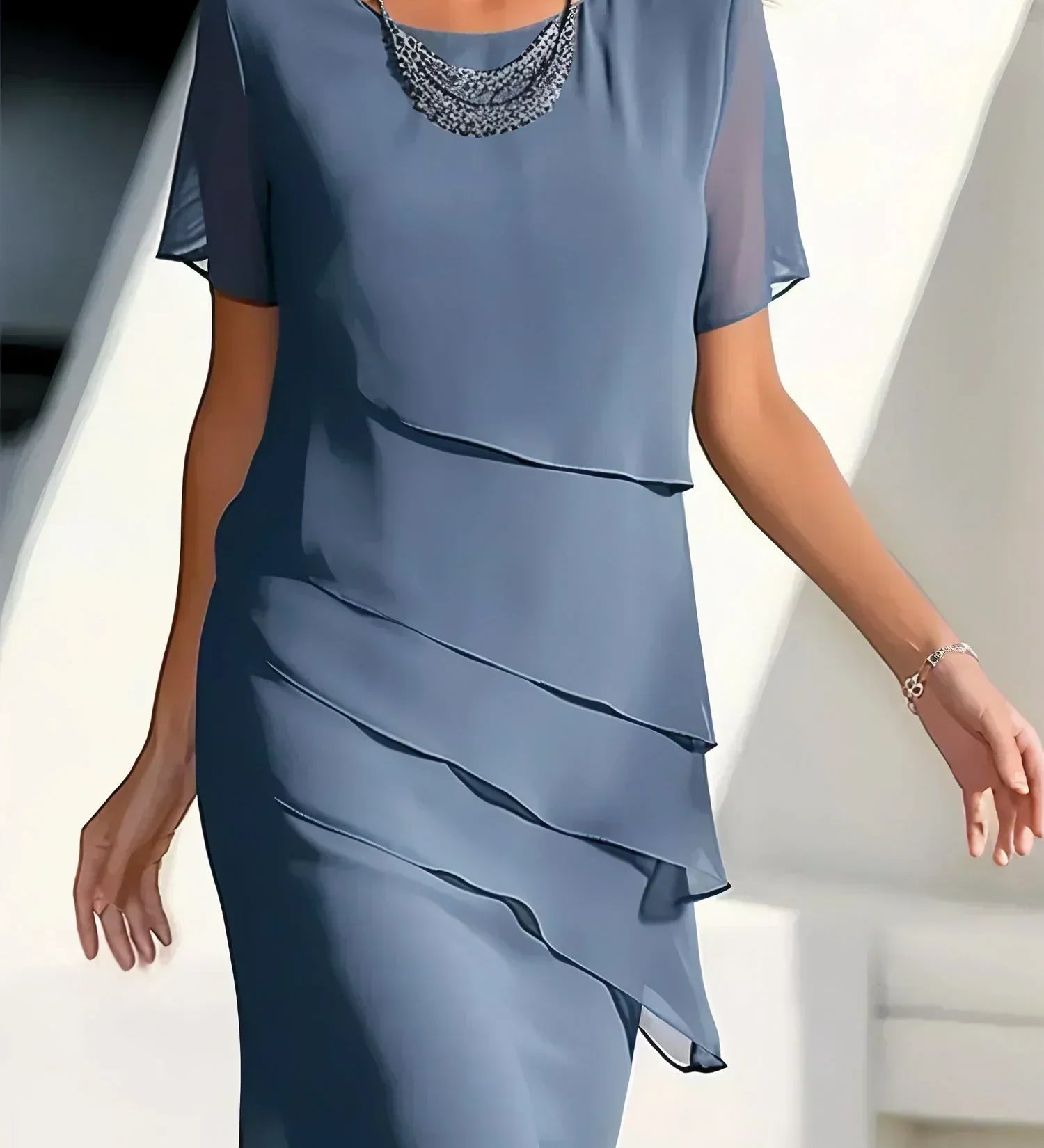 Klára — Elegantní midi šaty
