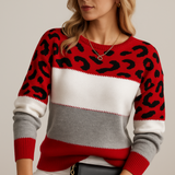 Tereza — Elegantní leopardí svetr