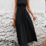 Elena — Elegantní midi šaty s projmutým pasem