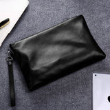 Genuine Leather Men's Envelope Clutch Bag