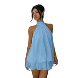 Versatile solid-color dress