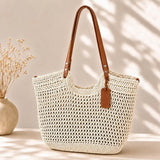 Camelia — Háčkovaná shopper kabelka